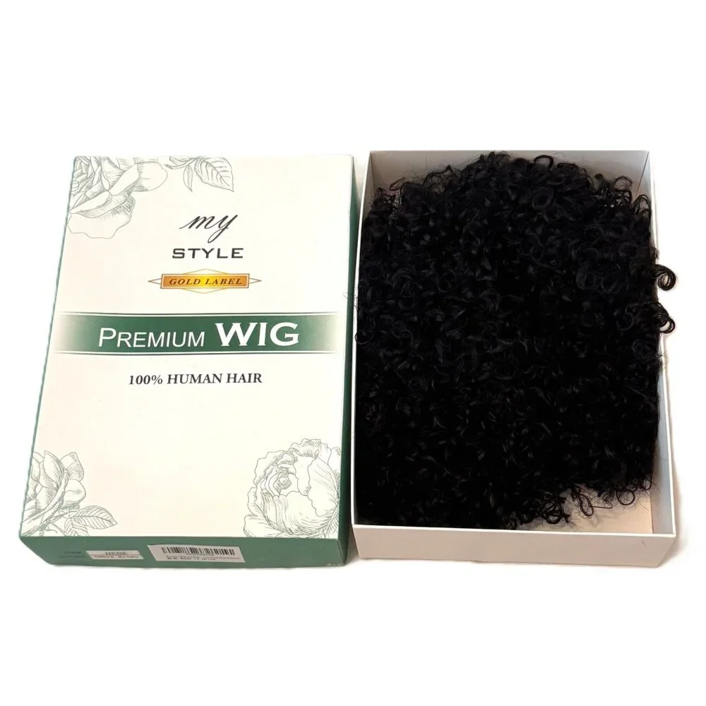 My Style Gold Label Premium Wig 100% Human Hair Hebe Ombre Brown New Open Box